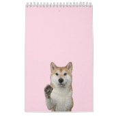 ピンク最高のの犬と柴犬ページSmallCalendar. カレンダー (カバー)