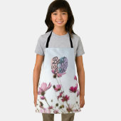 ピンク最高のの花母が母の日を幸せに エプロン (インサイチュ)