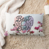 ピンク最高のの花母が母の日を幸せに ランバークッション (ブランケット)