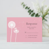 ピンク最高のの願い!RSVP 出欠カード (スタンド正面)