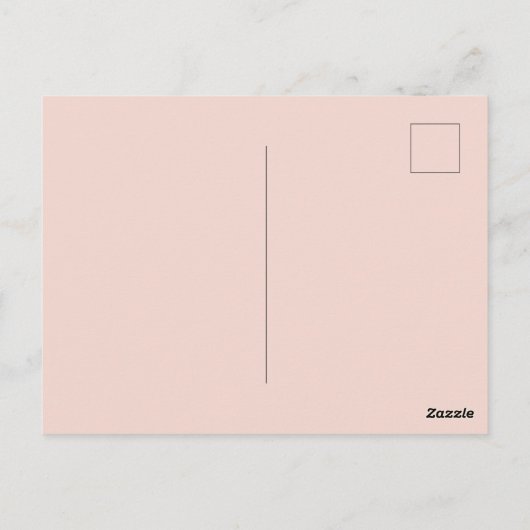 ピンク最高のフレンズフォトハッピーバースデー ポストカード (裏面)