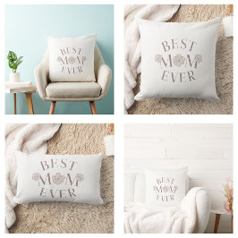 ピンク最高のフローラママ ランバークッション