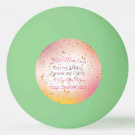 ピンク最高のママは今までモダンも母の日 卓球ボール