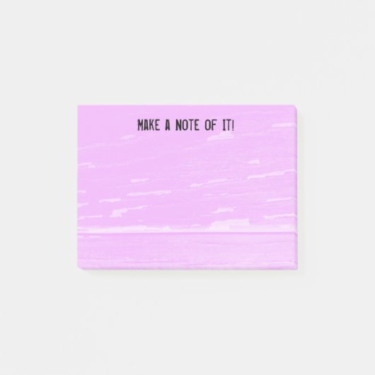 ピンク木はテンプレートに注意します ポストイット (正面)