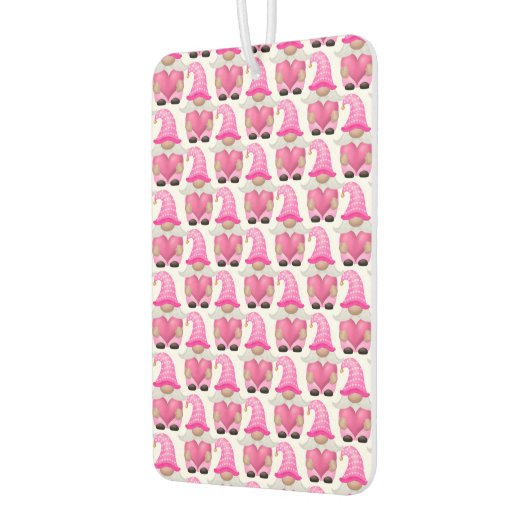 ピンク格言ハートウッドランドスカンジナビアかわいい カーエアーフレッシュナー (左)