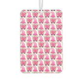 ピンク格言ハートウッドランドスカンジナビアかわいい カーエアーフレッシュナー (裏面)