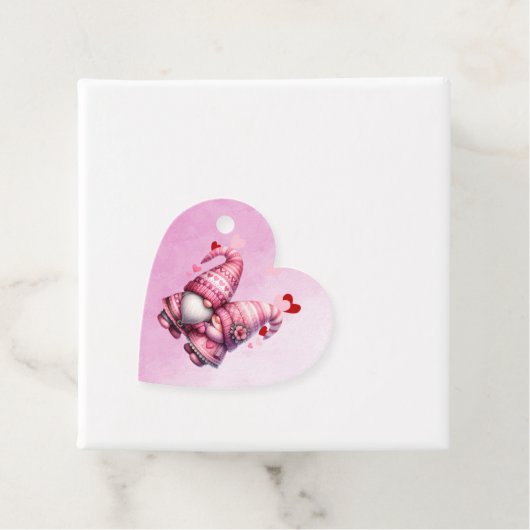 ピンク格言バレンタインカップル フェイバータグ (インサイチュ)