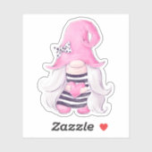 ピンク格言バレンタインハート |ダイカットのシール シール (シート)