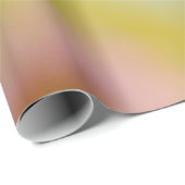 ピンク桜の花と赤葉い ラッピングペーパー (ロールコーナー)