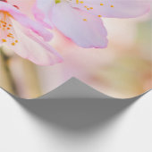 ピンク桜の花。人生の勝利 ラッピングペーパー (角)