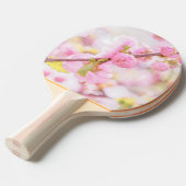 ピンク桜の花 – 日本のさくらんぼの花 卓球ラケット (正面アングル)