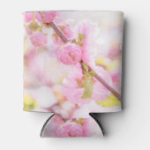 ピンク桜の花 – 日本のさくらんぼの花 缶クーラー (正面)