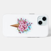 ピンク桜アイスクリームワッフルコーン Case-Mate iPhoneケース (裏面 (横))
