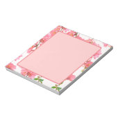 ピンク桜花ノートパッド ノートパッド (回転)