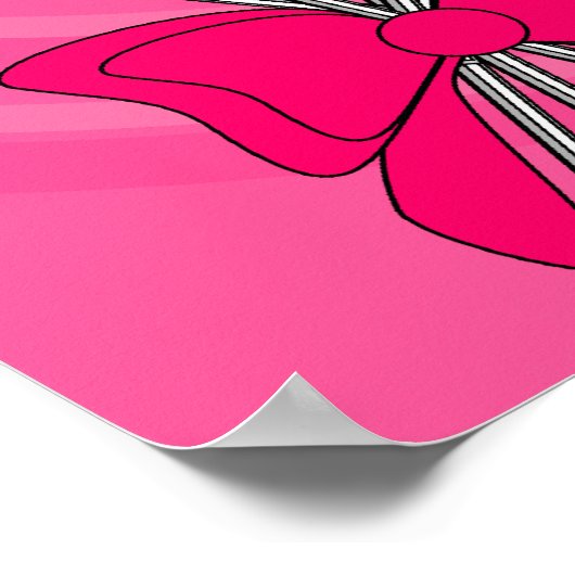 ピンク棒つきキャンデーポスター ポスター (角)