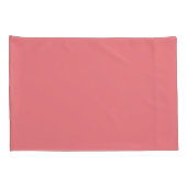 ピンク標準サイズ枕ケースペア 枕カバー (裏面-右)