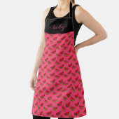 ピンク模様の夏スイカ エプロン (インサイチュ)