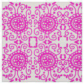 ピンク模様 ファブリック (見本)