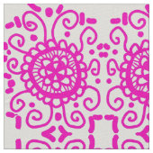 ピンク模様 ファブリック (クローズアップ)