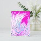 ピンク水平線 ポストカード (スタンド正面)