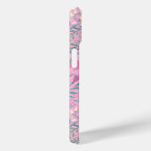 ピンク水彩花模様 Case-Mate iPhoneケース (裏面 / 右)