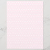 ピンク水玉模様スクラップブック紙 (裏面)