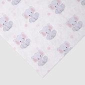 ピンク水玉模様ゾウティッシュペーパー 薄葉紙 (詳細)
