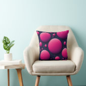 ピンク水玉模様ドリーム クッション (椅子)