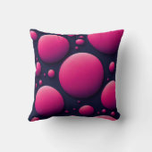 ピンク水玉模様ドリーム クッション (裏面)