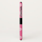 ピンク水玉模様パタモノグラムのーン Case-Mate iPhoneケース (裏面/左)