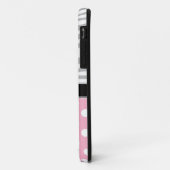 ピンク水玉模様フェードゼブラプリントiPhone 5ケース Case-Mate iPhoneケース (裏面/左)