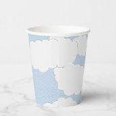 ピンク水玉模様天使 紙コップ (右)