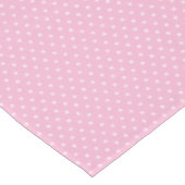 ピンク水玉模様 テーブルクロス (アングル)