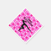 ピンク水玉模様Iは体操紙ナプキン スタンダードカクテルナプキン (角)