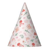 ピンク海動物誕生日 パーティーハット (左)