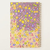 ピンク消滅鉛筆スケッチ プランナー手帳 (裏面)