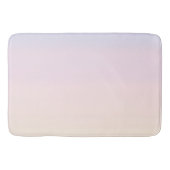 ピンク淡い色のとブルーグラデーション バスマット (正面)