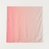 ピンク淡い色のと桃のグラデーション タペストリー (正面(横))