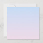 ピンク淡い色のと青のグラデーションの背景 (裏面)