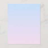 ピンク淡い色のと青のグラデーションの背景 (裏面)