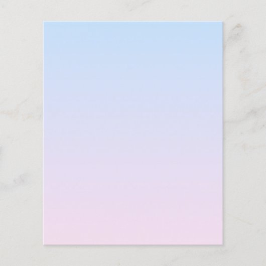 ピンク淡い色のと青のグラデーションの背景 (正面)