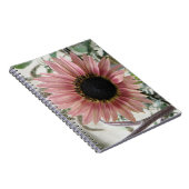 ピンク淡い色ののひまわり ノートブック (右側)