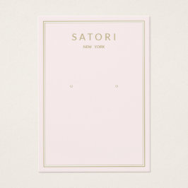 ピンク淡い色ののア縁どーリングジュエリー表示