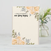 ピンク淡い色ののバラ私たちの物語が始まる場所 (スタンド正面)