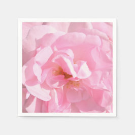 ピンク淡い色ののバラ花びら スタンダードカクテルナプキン