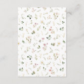 ピンク淡い色ののフローラエンクロージャ エンクロージャーカード (裏面)