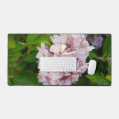 ピンク淡い色のの景色 デスクマット (キーボード&マウス)