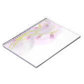 ピンク淡い色のの水彩洗剤 ノートブック (左側)