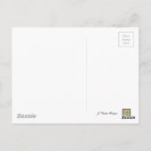 ピンク淡い色のの水彩洗剤 ポストカード (裏面)