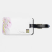 ピンク淡い色のの水彩洗剤 ラゲッジタグ (裏面横)